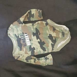 Bundles 3-6 camo diaper shirt